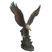 Dekoration Tier Metall Handwerk Bronze im Freien Adler Statuen